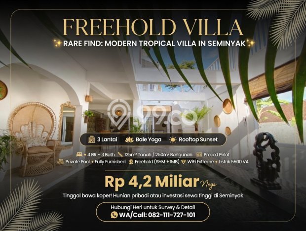 Vila di , Area 125m2m², Lokasi Strategis Vila di , Area 125m2m², Lokasi Strategis
