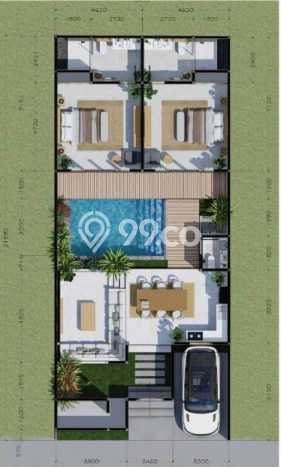 Vila Premium Kawasan , Luas 203m2m², Dekat Badung, Badung Vila Premium Kawasan , Luas 203m2m², Dekat Badung, Badung