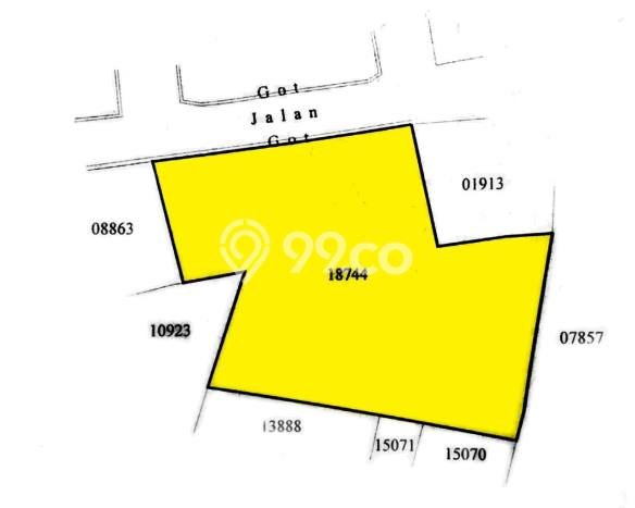 Dijual Tanah di Badung, Luas 920m2 SHM Dijual Tanah di Badung, Luas 920m2 SHM