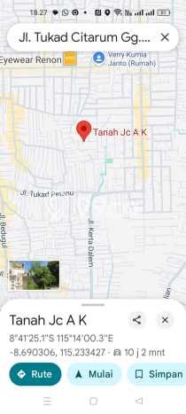 Tanah Kavling Dijual di Renon, Denpasar dengan Luas Tanah 365m2 Tanah Kavling Dijual di Renon, Denpasar dengan Luas Tanah 365m2