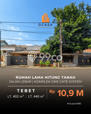 Rumah Eksklusif Dijual LT 402m2 di Tebet, Jakarta Selatan Rumah Eksklusif Dijual LT 402m2 di Tebet, Jakarta Selatan