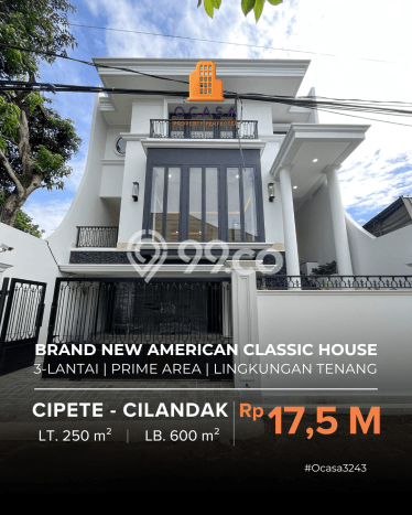 Dijual Rumah Premium dengan Fasilitas Sekitar Lengkap di Cilandak, Jakarta Selatan Dijual Rumah Premium dengan Fasilitas Sekitar Lengkap di Cilandak, Jakarta Selatan
