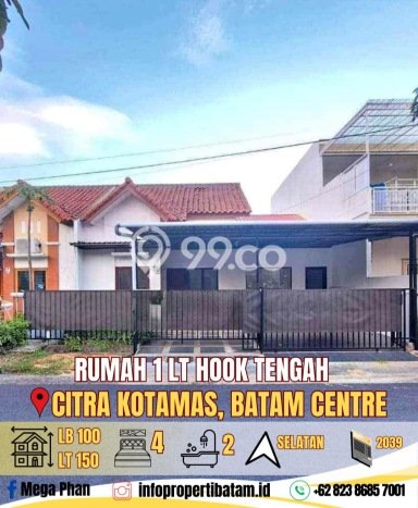 NEW LISTING! Rumah Strategis area Batam Centre, Luas 150m² Bangunan 100m² NEW LISTING! Rumah Strategis area Batam Centre, Luas 150m² Bangunan 100m²