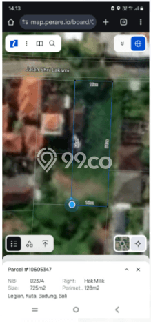 Dijual Tanah Lokasi Legian, Badung Seluas 1025m2 Dijual Tanah Lokasi Legian, Badung Seluas 1025m2