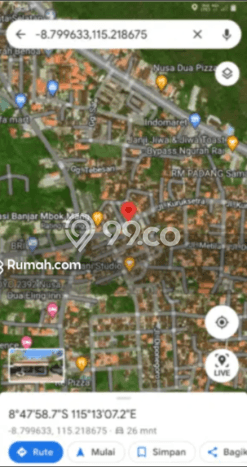 Untuk Dijual Tanah 360m2 di Nusa Dua, Badung Untuk Dijual Tanah 360m2 di Nusa Dua, Badung