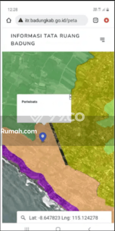 Kavling Tanah untuk Dijual di Pererenan, Badung, Luas 2743m2 Kavling Tanah untuk Dijual di Pererenan, Badung, Luas 2743m2