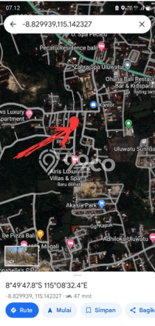 Dijual Tanah 200m2 di Ungasan, Badung Dijual Tanah 200m2 di Ungasan, Badung