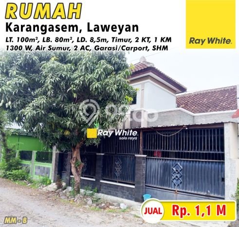 Dijual Cepat Rumah 2 KT 1 KM di Jajar, Solo Dijual Cepat Rumah 2 KT 1 KM di Jajar, Solo
