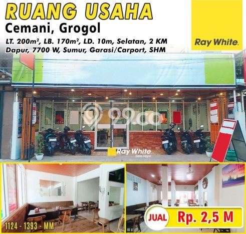 Komersial Dijual Lokasi Stratagis di Grogol Solo Cocok untuk Investasi Komersial Dijual Lokasi Stratagis di Grogol Solo Cocok untuk Investasi