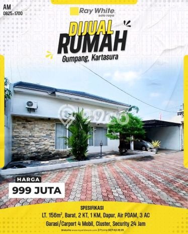 Rumah Modern Cantik 2 Kamar Siap Huni di Kartasura Rumah Modern Cantik 2 Kamar Siap Huni di Kartasura