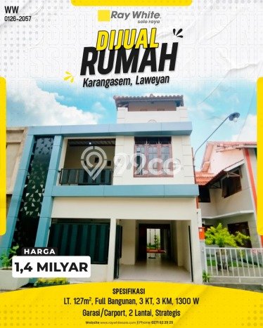 Dijual Rumah Minimalis Bagus Punya 3 KT di Laweyan Surakarta SHM Dijual Rumah Minimalis Bagus Punya 3 KT di Laweyan Surakarta SHM