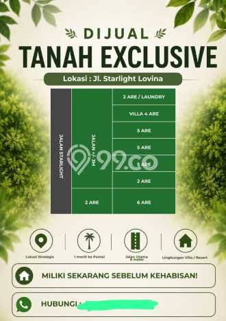 Dijual Tanah 300m2 di Lovina, Buleleng Dijual Tanah 300m2 di Lovina, Buleleng
