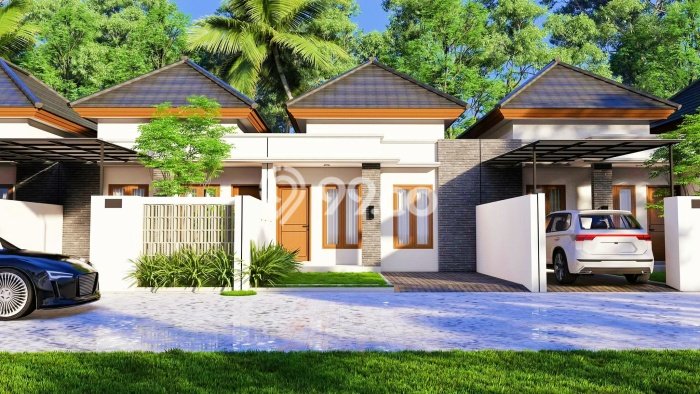 Rumah Modern 2 Kamar LT 100m2 di Jimbaran Rumah Modern 2 Kamar LT 100m2 di Jimbaran