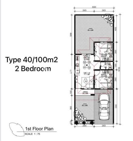 Rumah Modern 2 Kamar LT 100m2 di Jimbaran Rumah Modern 2 Kamar LT 100m2 di Jimbaran