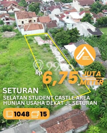 Lahan Dijual Lokasi Strategis di Yogyakarta dengan Luas 1048m2 Lahan Dijual Lokasi Strategis di Yogyakarta dengan Luas 1048m2