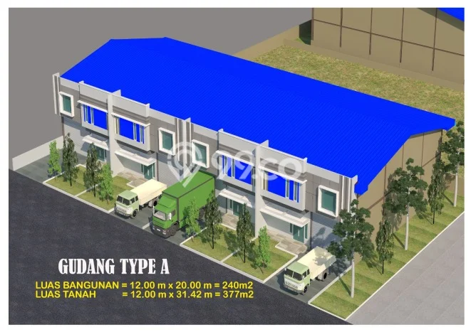 Unit Gudang Tersedia di Kabil Spesifikasi LB 1930m2 Unit Gudang Tersedia di Kabil Spesifikasi LB 1930m2