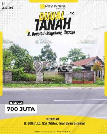 Tanah untuk Dijual di Cepogo Boyolali Luas 280m2 Tanah untuk Dijual di Cepogo Boyolali Luas 280m2