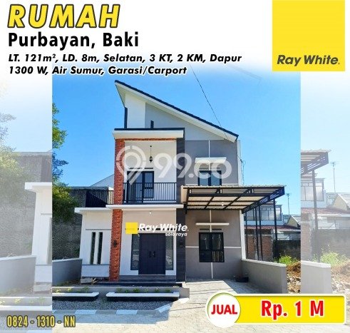 Dijual Rumah 3 Kamar Lokasi Ideal Nyaman dan Strategis di Baki Dijual Rumah 3 Kamar Lokasi Ideal Nyaman dan Strategis di Baki