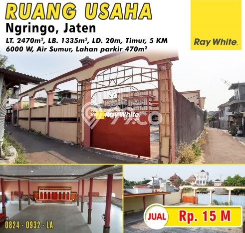 Dijual Komersial di Jaten, Karanganyar Harga Penawaran Spesial Dijual Komersial di Jaten, Karanganyar Harga Penawaran Spesial