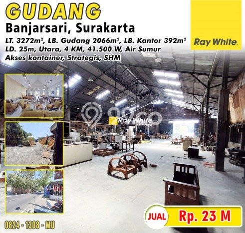 Gudang Dijual Lokasi Stratagis di Banjarsari Surakarta Cocok untuk Bisnis Gudang Dijual Lokasi Stratagis di Banjarsari Surakarta Cocok untuk Bisnis