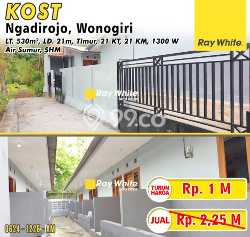 Rumah Kost Dijual Lokasi Ngadirojo, Wonogiri, 21 Kamar Tidur, 21 Kamar Mandi, 530m2 Rumah Kost Dijual Lokasi Ngadirojo, Wonogiri, 21 Kamar Tidur, 21 Kamar Mandi, 530m2