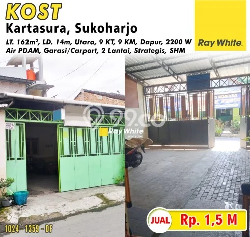 Unit Kost Dijual di Sukoharjo Spesifikasi 9 Kamar Tidur dan Area Strategis Unit Kost Dijual di Sukoharjo Spesifikasi 9 Kamar Tidur dan Area Strategis