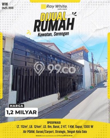 For Sale Rumah 2 Kamar Lokasi Ideal Bagus dan Strategis di Serengan For Sale Rumah 2 Kamar Lokasi Ideal Bagus dan Strategis di Serengan