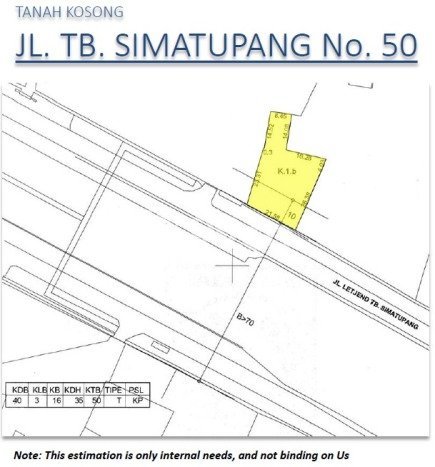 Tanah Kawasan , Luas 734m2m², Lokasi Potensial, Lingkungan Nyaman, Kontur Datar Tanah Kawasan , Luas 734m2m², Lokasi Potensial, Lingkungan Nyaman, Kontur Datar