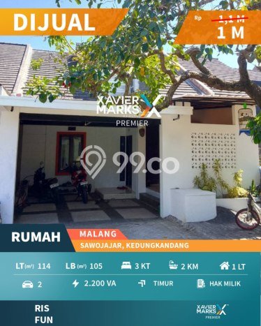 Rumah Minimalis 3 KT di Sawojajar Malang Unfurnished Rumah Minimalis 3 KT di Sawojajar Malang Unfurnished