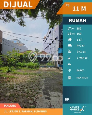 Tanah Dijual Lokasi Blimbing, Malang Luas 382m2 Legalitas Aman Tanah Dijual Lokasi Blimbing, Malang Luas 382m2 Legalitas Aman