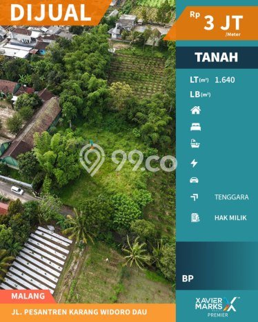 Lahan Strategis di Batu Dijual dengan Luas 1640m2 Lahan Strategis di Batu Dijual dengan Luas 1640m2