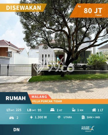 Disewakan! Rumah 1 Kamar Tidur &
1 Kamar Mandi di Villa Puncak Tidar, Malang Disewakan! Rumah 1 Kamar Tidur &
1 Kamar Mandi di Villa Puncak Tidar, Malang