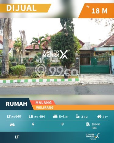 Dijual Hunian Mewah dengan Fasilitas Sekitar Komplit di Klojen, Malang Dijual Hunian Mewah dengan Fasilitas Sekitar Komplit di Klojen, Malang