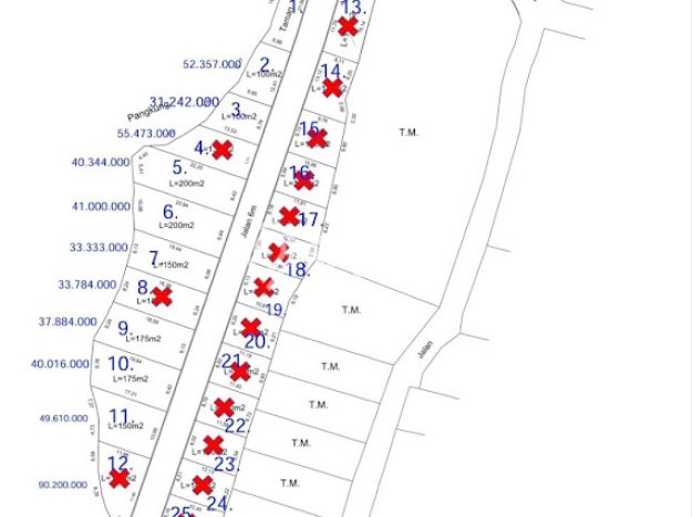 Dijual Tanah 100m2 di Pering, Gianyar Dijual Tanah 100m2 di Pering, Gianyar