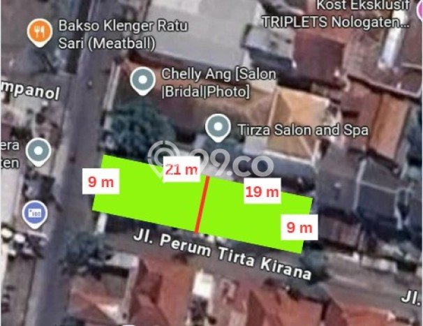 Tanah Kavling untuk Dijual di Depok Sleman 362m2 Tanah Kavling untuk Dijual di Depok Sleman 362m2