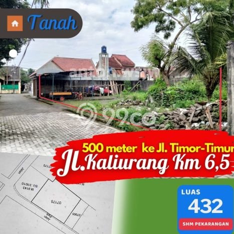 Lahan Strategis di Ngaglik Dijual dengan Luas 432m2 Lahan Strategis di Ngaglik Dijual dengan Luas 432m2