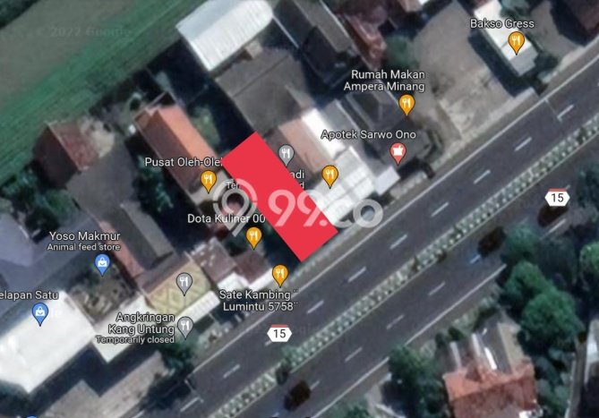 Tanah Strategis Dijual di Prambanan Klaten 140m2 Tanah Strategis Dijual di Prambanan Klaten 140m2