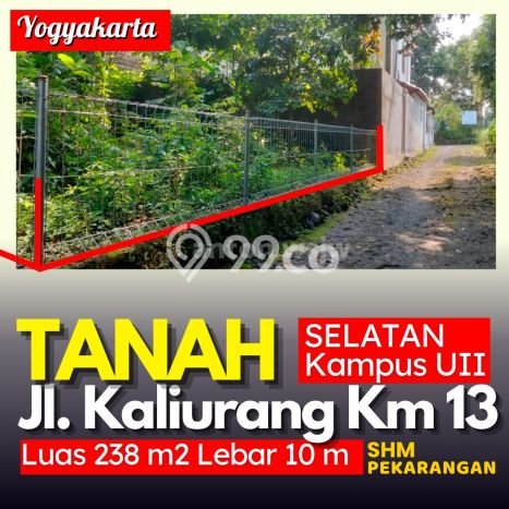 Tanah Kavling di Ngaglik Dijual dengan Luas 238m2 Tanah Kavling di Ngaglik Dijual dengan Luas 238m2
