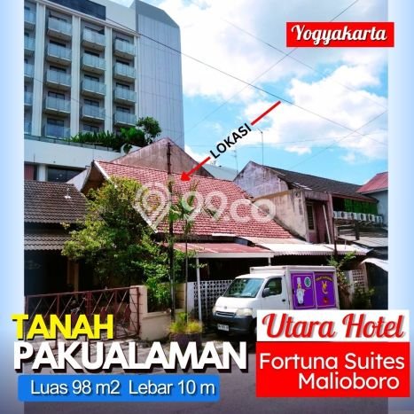 Untuk Dijual Tanah di Pakualaman Yogyakarta Luas 98m2 SHM Untuk Dijual Tanah di Pakualaman Yogyakarta Luas 98m2 SHM