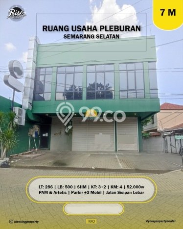 KAWASAN BISNIS! Ruko Kawasan Pleburan, Luas 500m2m², Area Premium KAWASAN BISNIS! Ruko Kawasan Pleburan, Luas 500m2m², Area Premium
