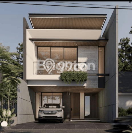 Ready to Use! Premium House LT 150m2 Desain Elegan di Manyar Ready to Use! Premium House LT 150m2 Desain Elegan di Manyar