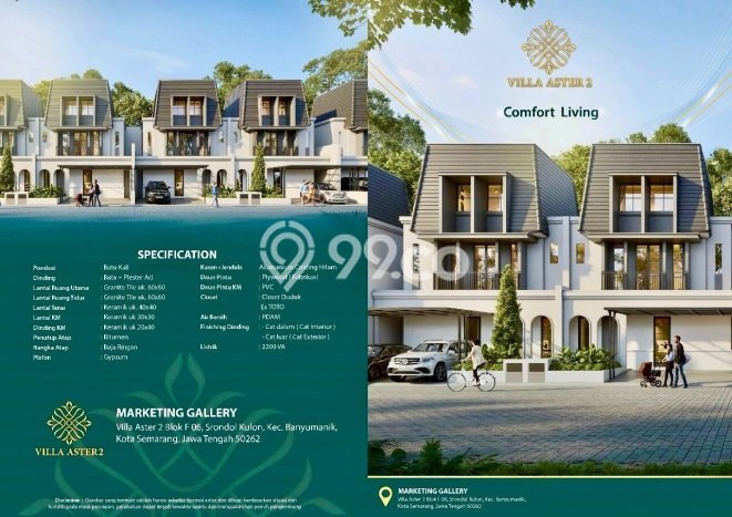 Rumah Asri di Srondol, Semarang, LT 118m² Bangunan 102m² Rumah Asri di Srondol, Semarang, LT 118m² Bangunan 102m²