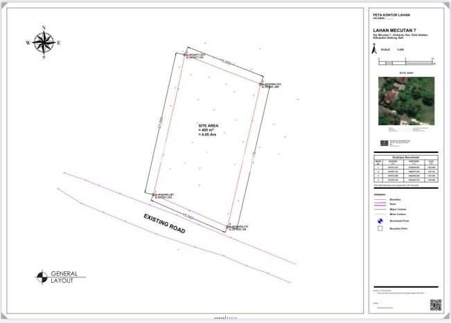 Tanah Kavling Dijual di Badung dengan Spesifikasi 405m2 Tanah Kavling Dijual di Badung dengan Spesifikasi 405m2