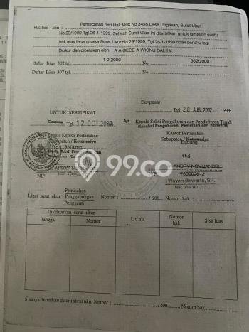 Tanah Dijual di Badung Seluas 934m2 Strategis Tanah Dijual di Badung Seluas 934m2 Strategis