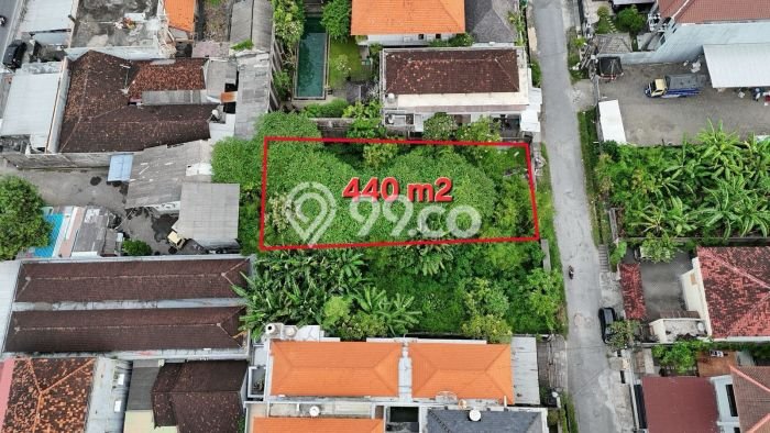 Tanah Dijual Lokasi Strategis di Denpasar dengan Luas 440m2 Tanah Dijual Lokasi Strategis di Denpasar dengan Luas 440m2