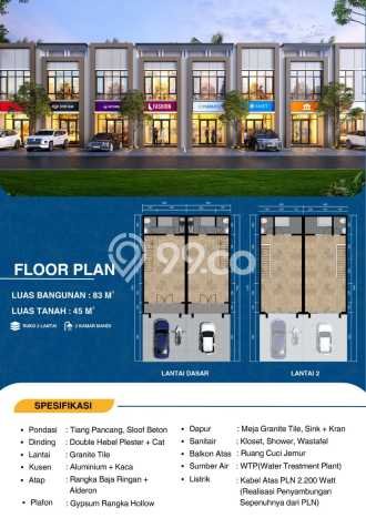 LOKASI PREMIUM! Ruko di Lippo Karawaci, Luas 83m², Jalan Utama, Area Bisnis LOKASI PREMIUM! Ruko di Lippo Karawaci, Luas 83m², Jalan Utama, Area Bisnis