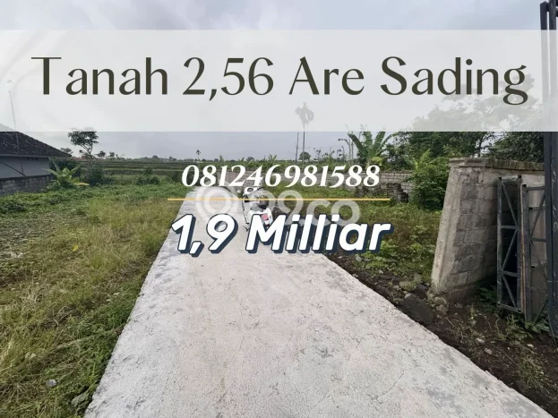 Kavling Tanah untuk Dijual di Sading, Badung, Luas 256m2 Kavling Tanah untuk Dijual di Sading, Badung, Luas 256m2