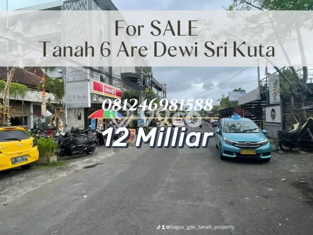 Tanah Dijual Lokasi Kuta, Badung Luas 600m2 Legalitas Aman Tanah Dijual Lokasi Kuta, Badung Luas 600m2 Legalitas Aman