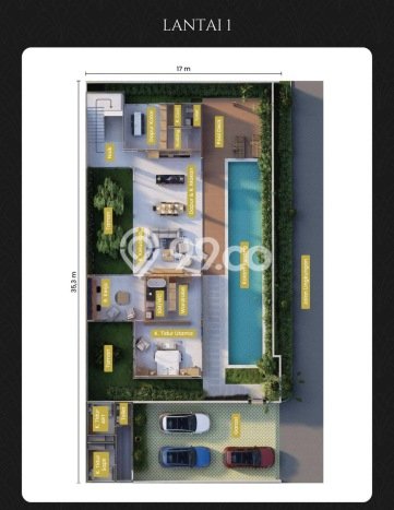 Rumah Eksklusif di , Badung, Luas 600m2m² Bangunan 505m2m² Rumah Eksklusif di , Badung, Luas 600m2m² Bangunan 505m2m²