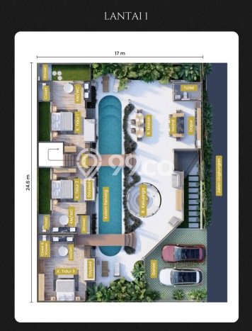 BEST CHOICE! Rumah di , Luas 419m2m² Bangunan 364m2m² BEST CHOICE! Rumah di , Luas 419m2m² Bangunan 364m2m²